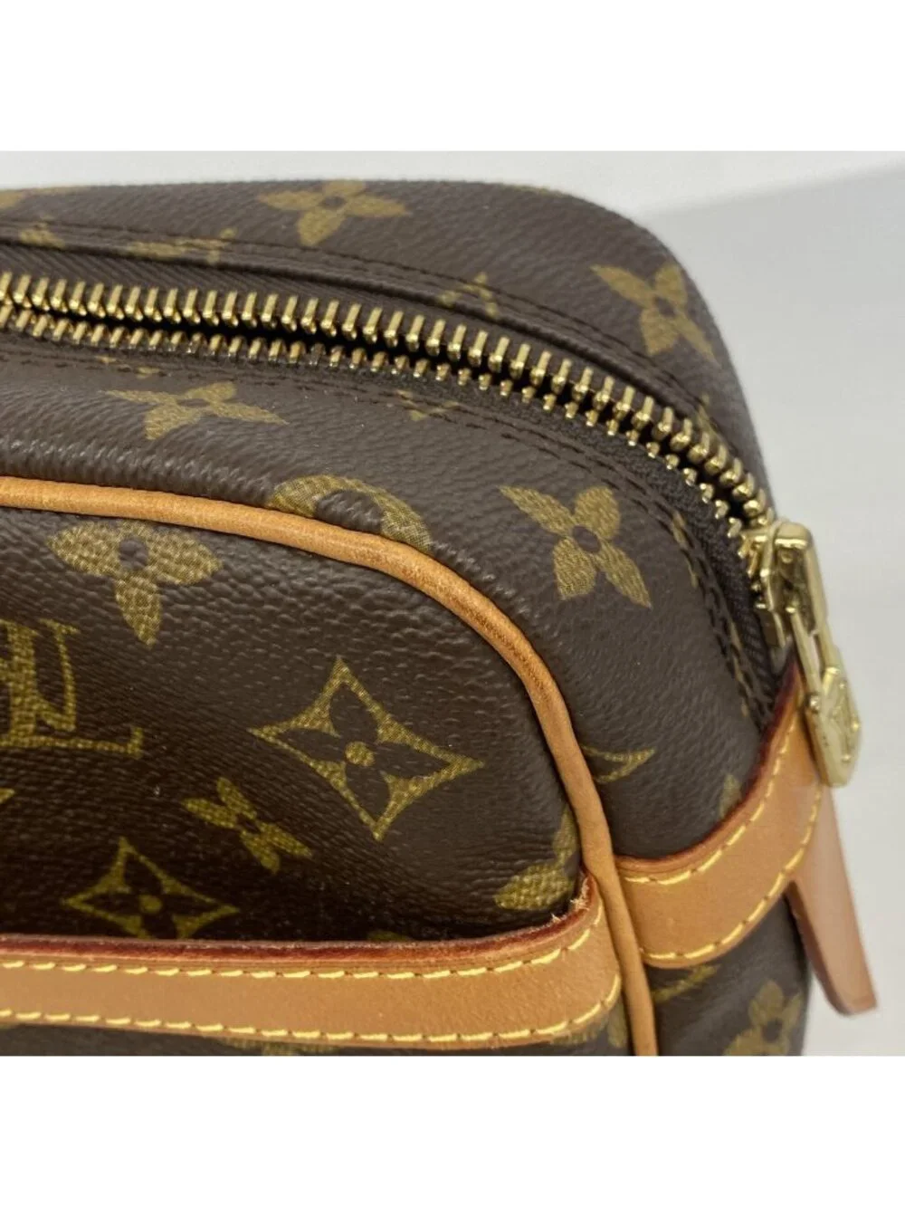 Louis Vuitton Clutch Monogram Compiegne 28 Brown
